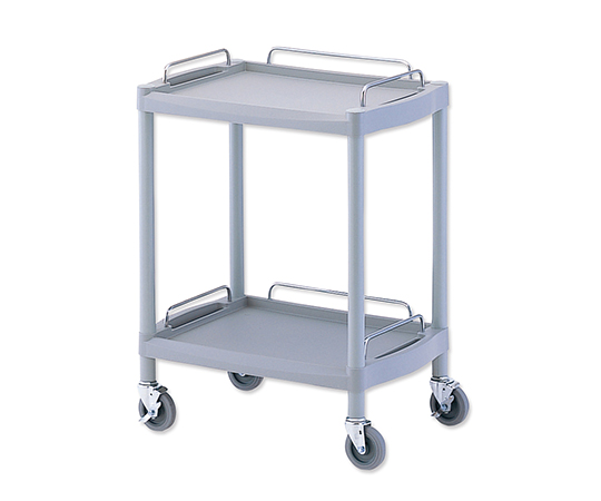 8-8720-02 プラスチックワゴン2段 引出し無し 655×455×825mm Y201E