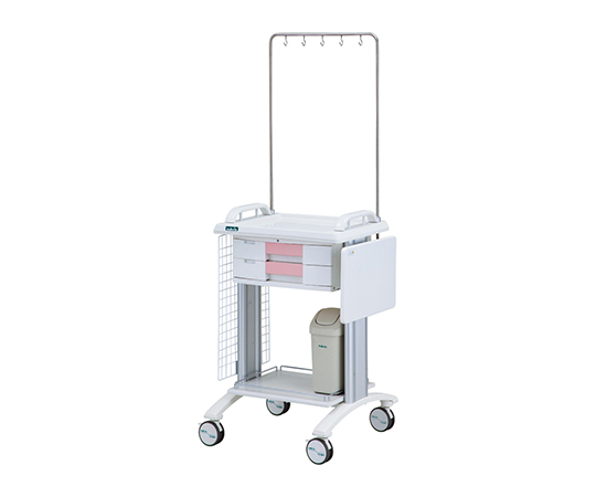 【組立必要】8-8974-13 カレンカートII（点滴処置） ピンク SC-DPナビス(アズワン)
