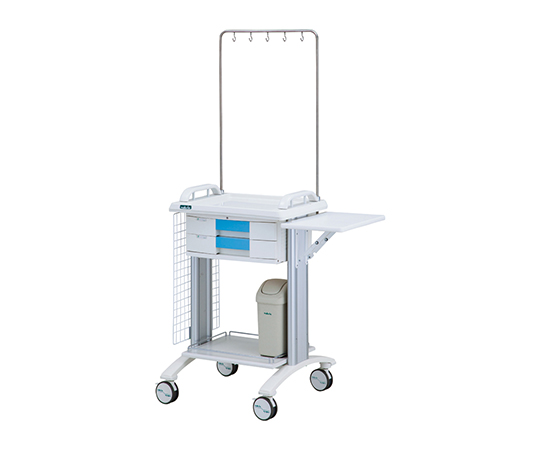 【組立必要】8-8974-14 カレンカートII（点滴処置） ブルー SC-DBナビス(アズワン)
