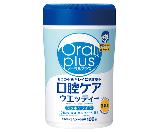 8-9147-41 口腔ケアウェッティー オーラルプラス スッキリタイプ ボトル入り C19アサヒグループ食品