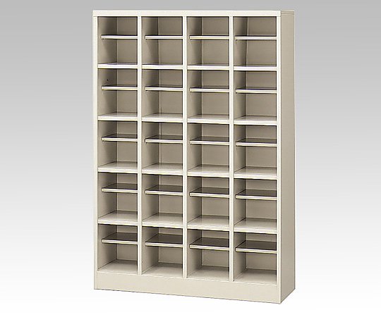 8-9614-03 シューズボックス 4列5段 20人用 SBN-20生興