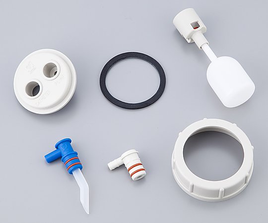 8-9707-01 エマジン（R）小型吸引器用交換部品 吸引瓶用頭部一式 ブルークロス