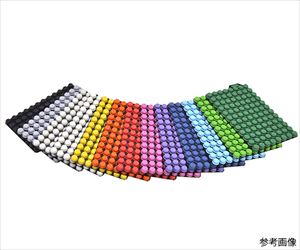 9-1087-23 96well format用Push Cap 8cap band型 ピンク色 MP53093Micronic