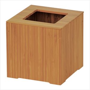 9-1095-01 BS・竹ダストボックス ブラウン 小 50332ヤマコー