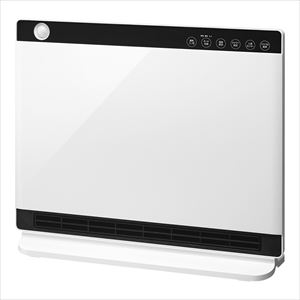 9-1141-01 人感/室温センター付セラミックヒーター（ヒートワイドスリム）ホワイト CH-T2236WHスリーアップ