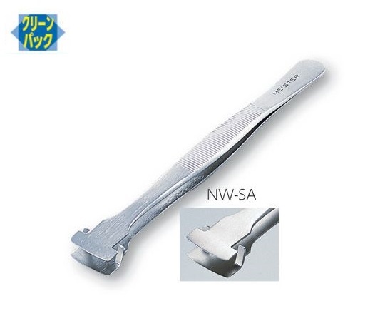 9-5694-01 MEISTERピンセット ウェハー用 幅広 耐酸鋼 NW-SAアズワン 9-5694-01 MEISTERピンセット ウェハー用 幅広 耐酸鋼 NW-SAアズワン