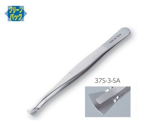 9-5694-02 MEISTERピンセット ウェハー用 幅広 耐酸鋼 37S-3-SAアズワン 9-5694-02 MEISTERピンセット ウェハー用 幅広 耐酸鋼 37S-3-SAアズワン