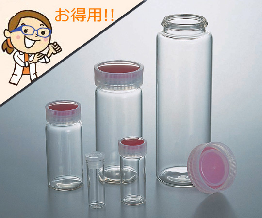 9-851-05 ラボランサンプル管瓶 10mL (110本) No.3アズワン