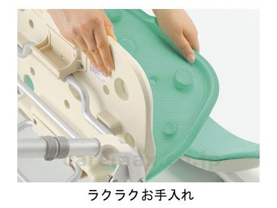 【※法人・施設限定・送料別途】(S0660)やわらかシャワーチェア 背なしワイド / 49331 ピンク【販売単位:1】(cm-
