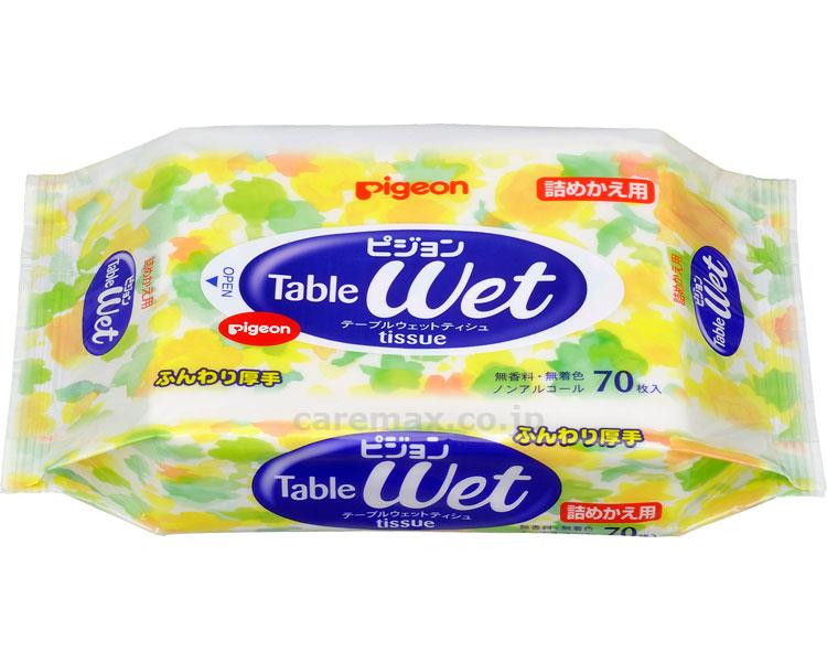 (E0250)テーブルウェットティシュ 詰替用 / 10433 70枚入【販売単位:24】(cm-205933)(cm-2059