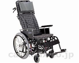 【※法人・施設限定・送料別途】(W0006)リクライニング車いすスイングイン&アウト式標準仕様KX16-42N/A13(濃紺チェ 【※法人・施設限定・送料別途】(W0006)リクライニング車いすスイングイン&アウト式標準仕様KX16-42N/A13(濃紺チェ