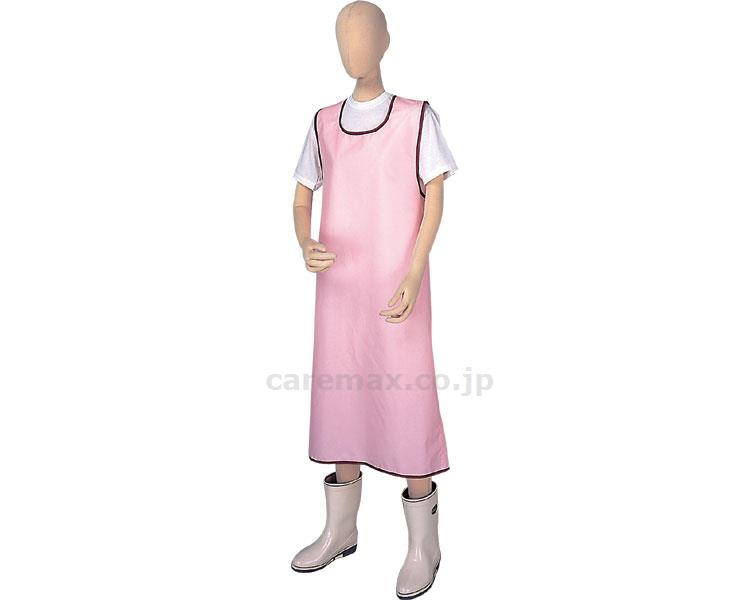 (S0233)入浴介助エプロン / 402 L ピンク【販売単位:1】(cm-208750)(cm-208750)[1枚]