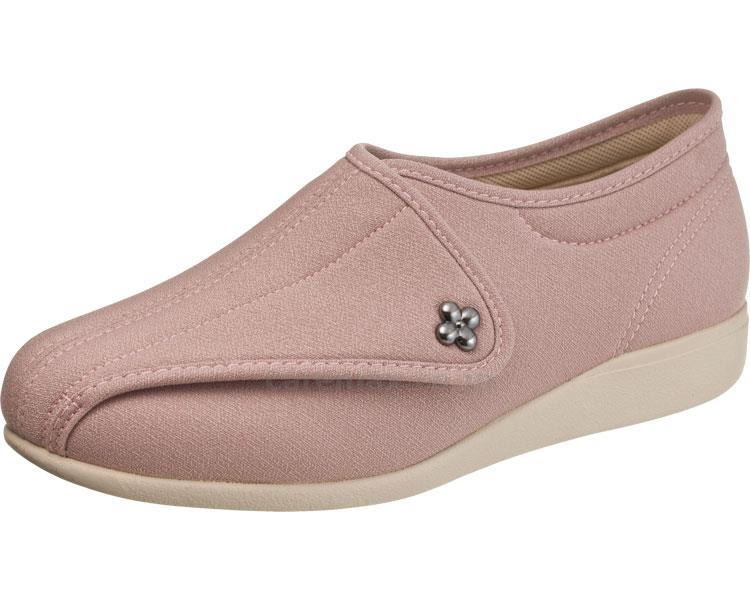 (W0353)快歩主義L011婦人用/22.0cmピンクストレッチ(cm-214355)【販売単位:1】