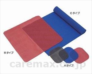 (E0252)すべり止めシート＆グリップ Cタイプ 1枚 / T-9103 レッド【販売単位:1】(cm-219825)(cm-