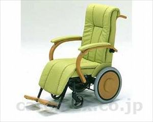 【※WEB販売不可】【※法人・施設限定・送料別途】木製車椅子（介護用） / MK-200 イエロー(cm-228675)[]