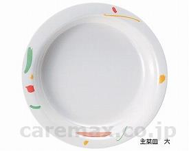【※法人・施設限定・送料別途】(E0270)カデンツァ 主菜皿 大 / HS-100 ワルツ【販売単位:1】(cm-229801