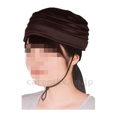 (W1510)おでかけヘッドガード（ターバンタイプ） / KM-1000E M ブラック【販売単位:1】(cm-233303)(