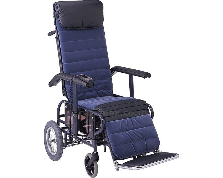 【※法人・施設限定・送料別途】フルリクライニング車いす 介助用(電動背足連動) 6型 / 電動座高調節 モケット(cm-2486 【※法人・施設限定・送料別途】フルリクライニング車いす 介助用(電動背足連動) 6型 / 電動座高調節 モケット(cm-2486
