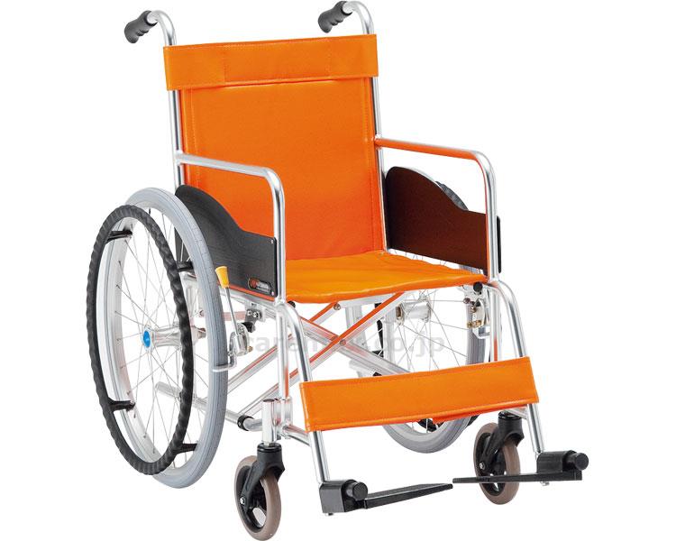 【※法人・施設限定・送料別途】MRI用車いすMR-3T/座幅40cmB-6（オレンジ）(cm-254976)【販売単位:1】