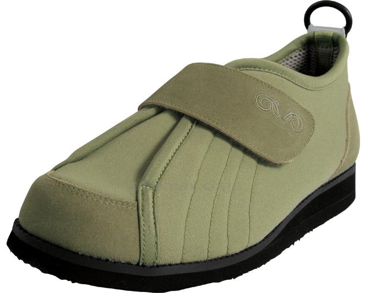 【※定価販売厳守・価格統制】(W0672)すたこらさんソフト20 男女共用 片足 / 22.0～22.5cm モスグリーン 右足