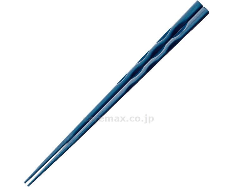 (E0441)木の葉箸 / TCK-22B 紺【販売単位:1】(cm-265886)(cm-265886)[1膳]