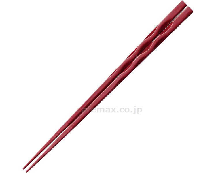 (E0441)木の葉箸 / TCK-22R あずき【販売単位:1】(cm-265887)(cm-265887)[1膳]