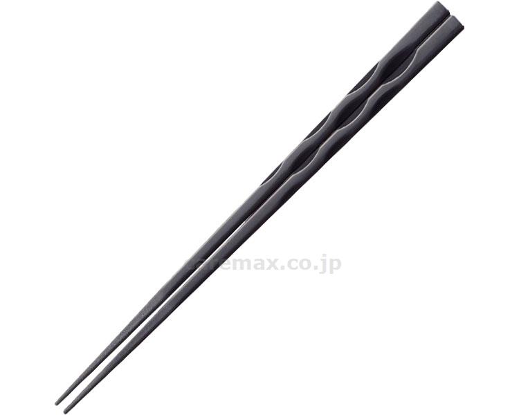 (E0441)木の葉箸 / TCK-22SM 墨【販売単位:1】(cm-265888)(cm-265888)[1膳]