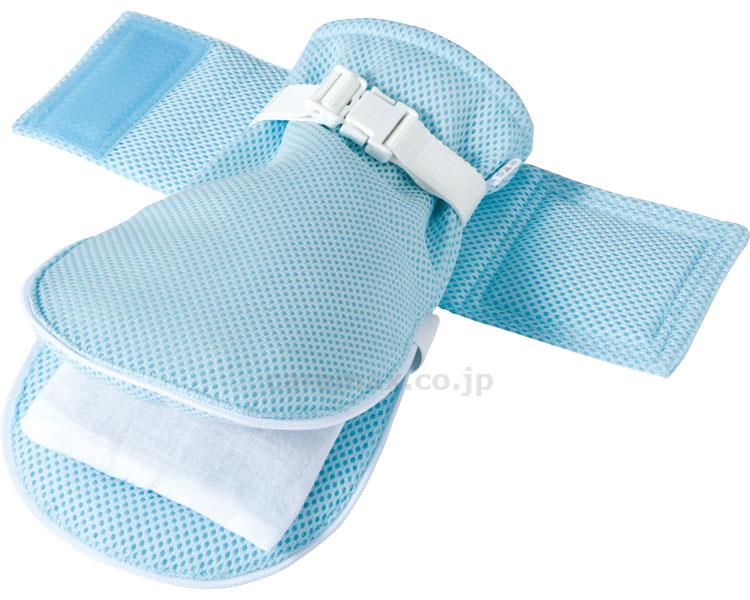 (U0332)まもっ茶手（左右1組） / 0658 ブルー【販売単位:1】(cm-266107)(cm-266107)[1組]