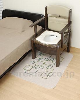 【※法人・施設限定・送料別途】(T0656)ポータブルトイレ用消臭防水マットR / 49006【販売単位:1】(cm-27515