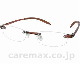 シニアフレックス （老眼鏡） メンズ / SF05 クリアブラウン 度数+2.00(cm-281395)[本]