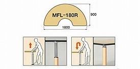 【※法人・施設限定・送料別途】昇降介護用テーブル / MFL-180R(cm-284430)[台]
