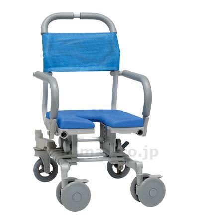 【※法人・施設限定・送料別途】【※大型商品・送料別途】(S0598)シャワーラク4輪自在 O型シート / SWR-130【販売単