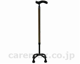 【※法人・施設限定・送料別途】(W1289)オールカーボンクオッドケイン四点式/70C-C1格子BR(cm-285466)【販売 【※法人・施設限定・送料別途】(W1289)オールカーボンクオッドケイン四点式/70C-C1格子BR(cm-285466)【販売