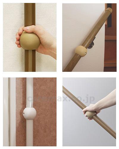 (R0581)手すり用おたすけグリップ φ35用 / TSG3502 ブラウン【販売単位:4】(cm-287558)(cm-28