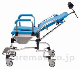 【※定価販売厳守・価格統制】(S0663)リクライニングシャワーキャリー / 5153-20【販売単位:1】(cm-296485