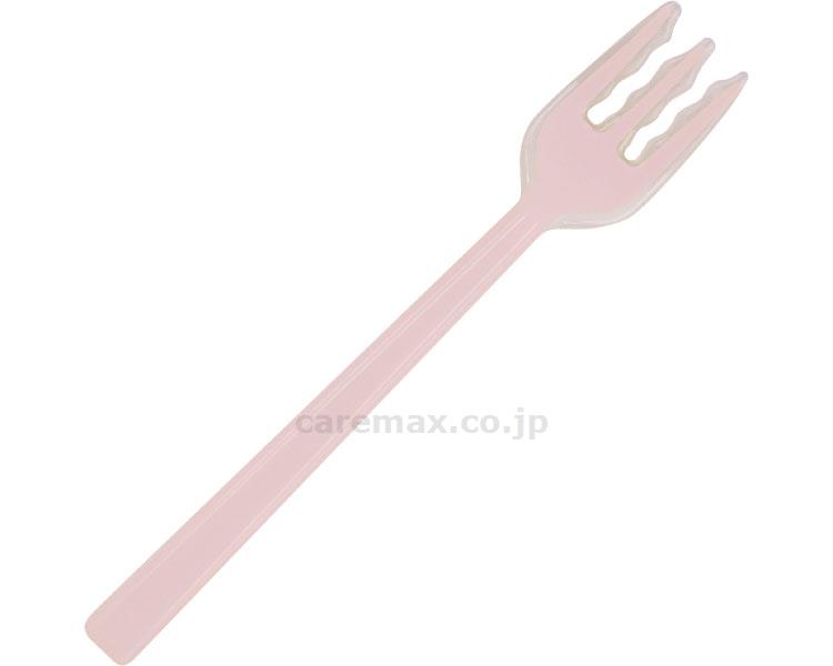 (E0937)口あたりやさしいフォーク一体型大/KU-12Pピンク(cm-298819)【販売単位:1】