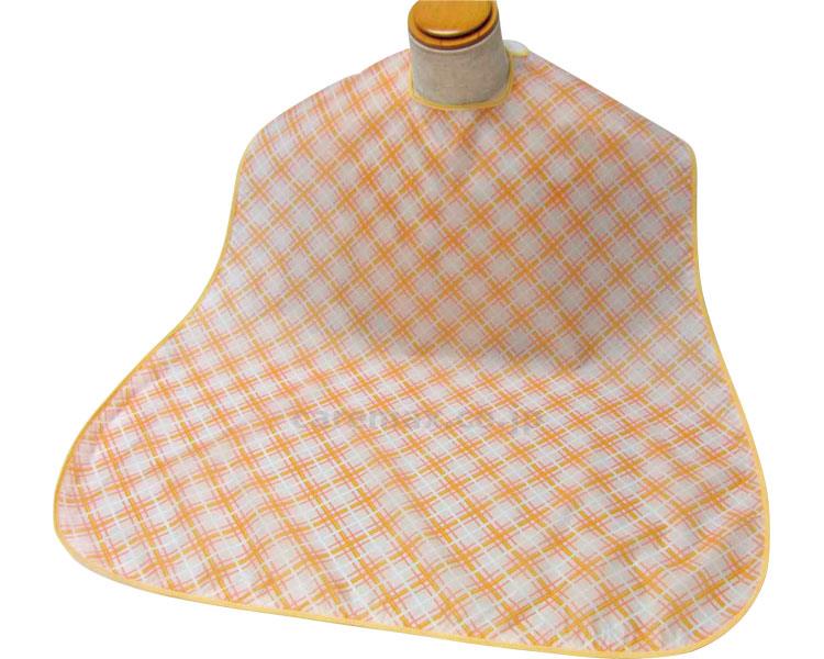 (E0904)エコノミー食事用エプロン / 3002 水玉ブルー【販売単位:1】(cm-300002)(cm-300002)[1
