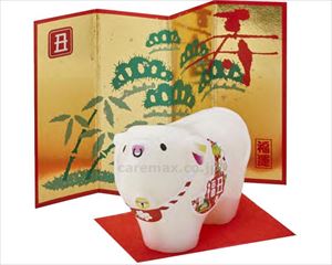 【※WEB販売不可】福運 干支石けん 丑（うし） / FK-2 75g(cm-305050)[]