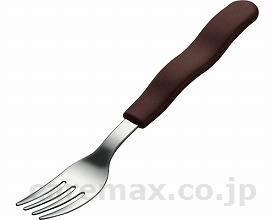 (E0998)UDカトラリー デザートフォーク / H-372BN ブラウン【販売単位:1】(cm-309999)(cm-309
