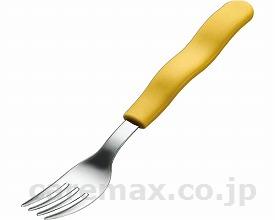 (E0998)UDカトラリー デザートフォーク / H-372Y イエロー【販売単位:1】(cm-310000)(cm-3100