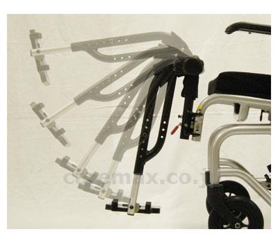 (W1622)えみ～ごⅡ（emigo） エレベーティング仕様 / SEB40-2-S 座幅40cm シルバー【販売単位:1】(c