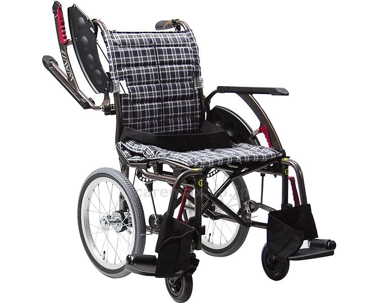 【※法人・施設限定・送料別途】(W1737)介助用WAVIT+（ウェイビットプラス）WAP16-40・42Aエアタイヤ仕様/座幅