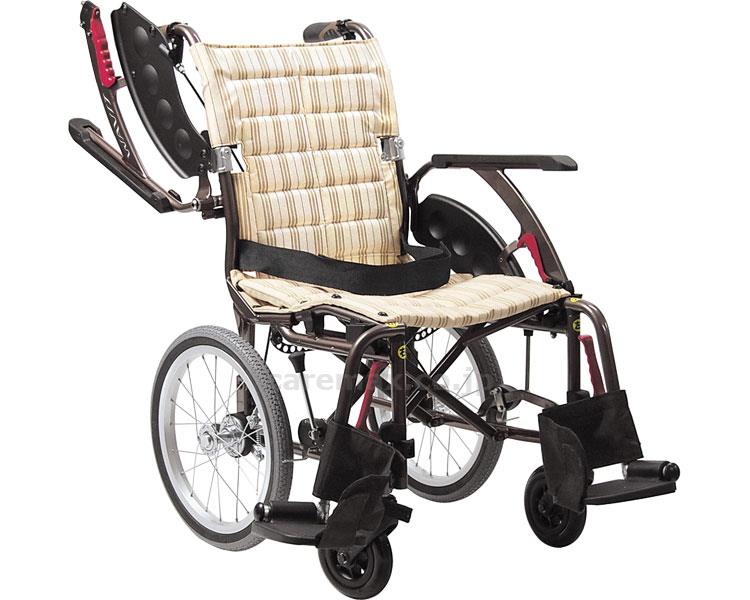 【※法人・施設限定・送料別途】(W1737)介助用WAVIT+（ウェイビットプラス）WAP16-40・42Sソフトタイヤ仕様/座