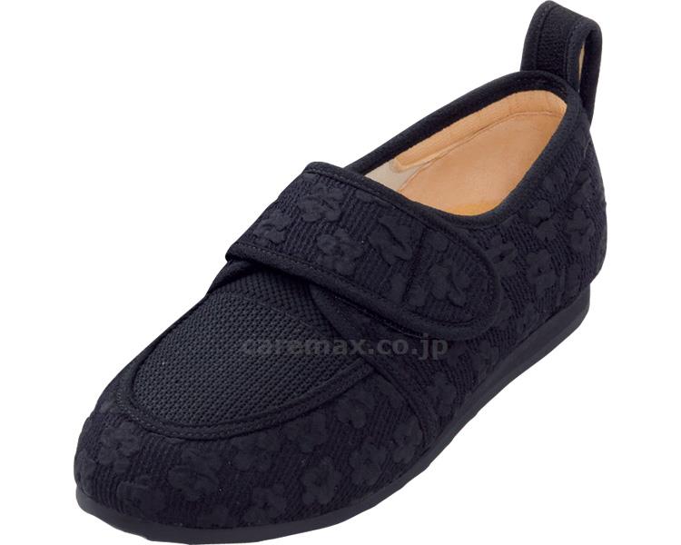 彩彩～ジャガード～ W903 婦人用 片足 / 26.0cm ブラック 右足(cm-321630)[個]