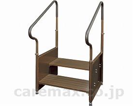 【※大型商品・送料別途】(R0703)外用段差解消踏台デラックス / KB-410K【販売単位:1】(cm-322250)(cm