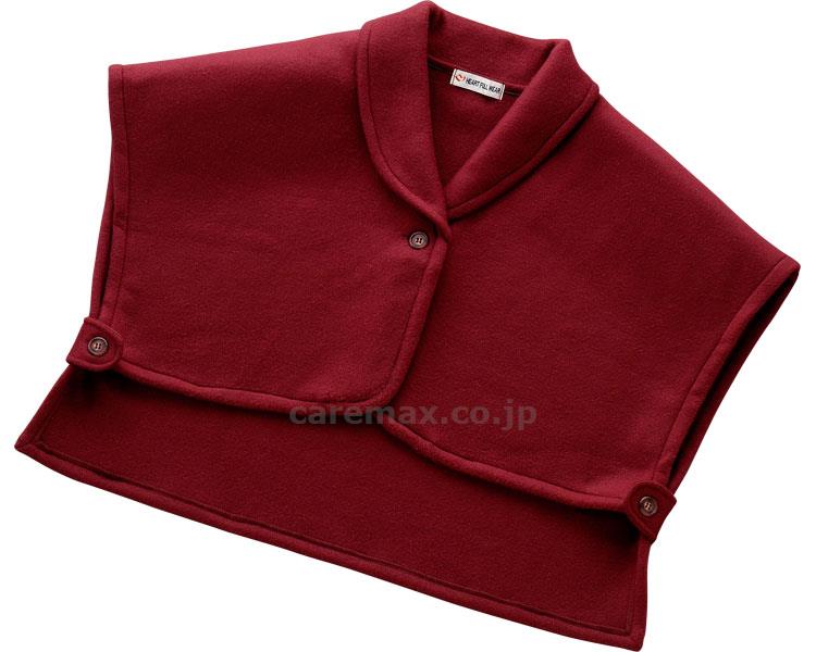 (U0254)暖ケープフリース/HA01-048ブルーグレー(cm-326924)【販売単位:1】