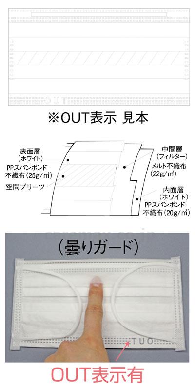 コンフォートサージカルマスク / FR-185 ホワイト 50枚入【販売単位:40】(cm-328154)(cm-328154)