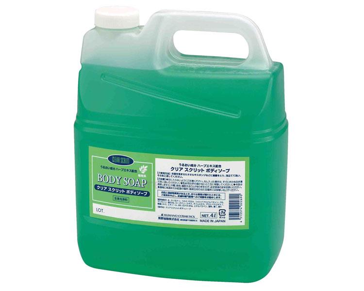 【※法人・施設限定・送料別途】(S0770)CLEAR SCRITT（クリアスクリット） ボディソープ / 4389 4L【販売