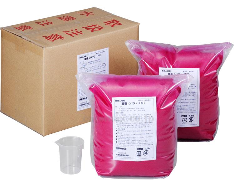 (S0780)業務用入浴剤 薔薇（ローズ） / 15kg（7.5kg×2）【販売単位:1】(cm-331373)(cm-3313