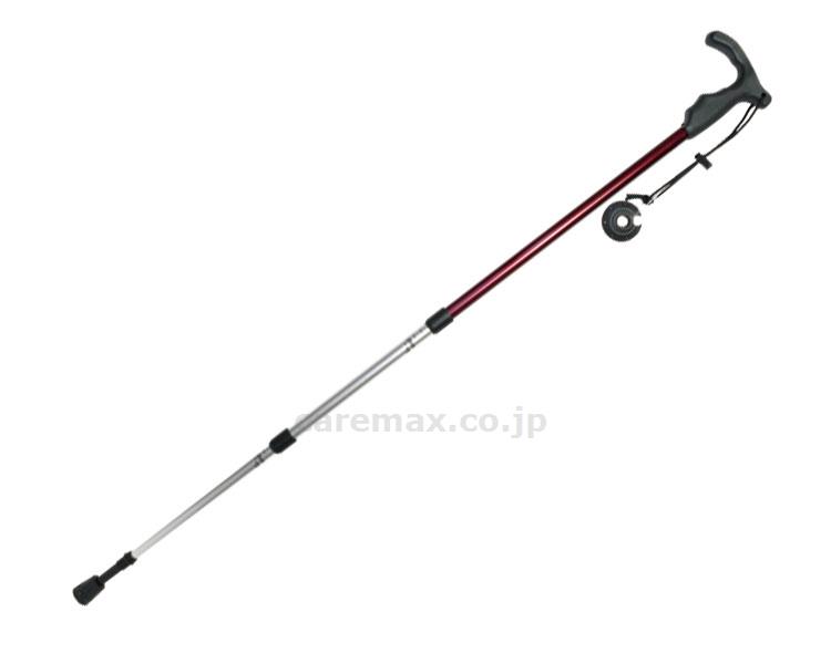 【※法人・施設限定・送料別途】トレッキングストック130 T型グリップ / 553MR クラシックモダンレッド(cm-33361